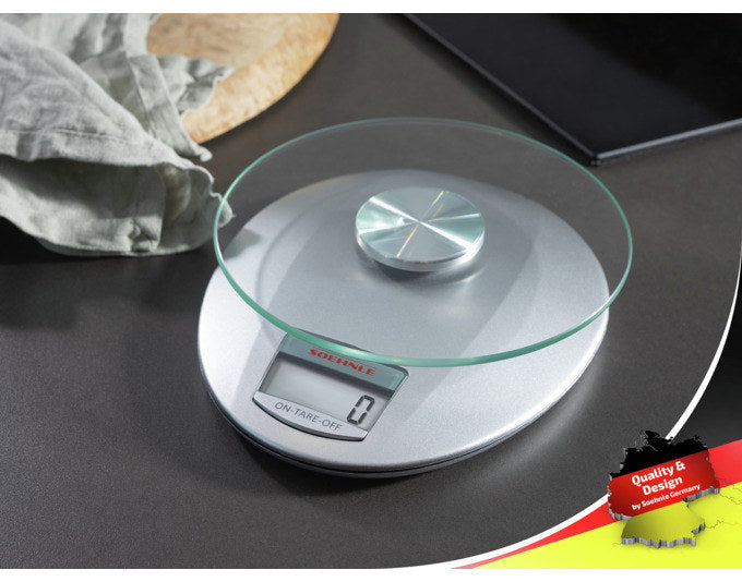 SOEHNLE Küchenwaage Roma 5 kg silber in Silber präsentiert im Onlineshop von KAQTU Design AG. Waage ist von SOEHNLE