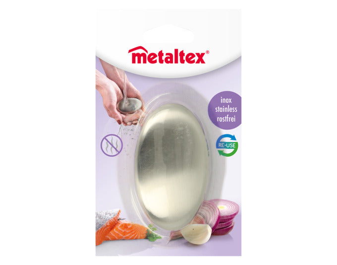 METALTEX Edelstahlseife 8x4.8x2 cm in präsentiert im Onlineshop von KAQTU Design AG. Reinigungsmittel ist von METALTEX