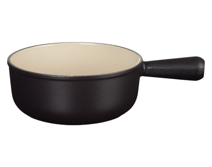 LE CREUSET Fonduecaquelon schwarz sand ø 20 cm 1.9 l in präsentiert im Onlineshop von KAQTU Design AG. Fondue/Raclette ist von LE CREUSET