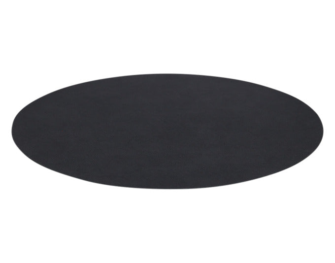 ZELLER Untersetzer Kunstleder schwarz à 4 Stück ø 10 cm in präsentiert im Onlineshop von KAQTU Design AG. Pfannenuntersatz ist von ZELLER PRESENT