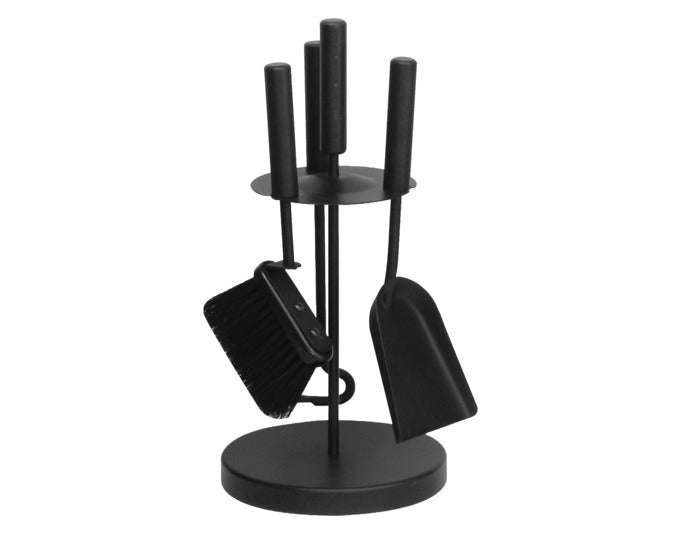 LIENBACHER Cheminéegarnitur Rondo 3-teilig schwarz Holzgriffe in präsentiert im Onlineshop von KAQTU Design AG. Haushaltswaren ist von LIENBACHER