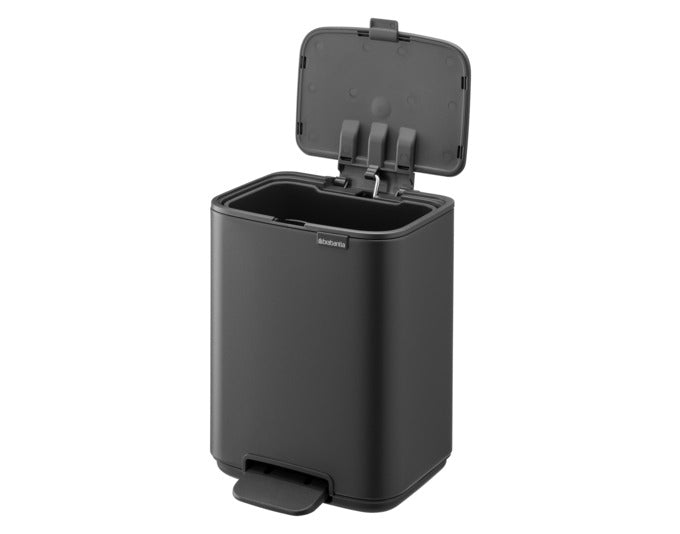 BRABANTIA Treteimer Bo mineral infinite grey 4 l in präsentiert im Onlineshop von KAQTU Design AG. Mülleimer ist von BRABANTIA