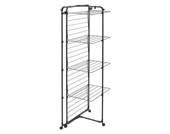 BRABANTIA Wäschetrockner HangOn Turm 30 m matt black in präsentiert im Onlineshop von KAQTU Design AG. Wäscheständer ist von BRABANTIA