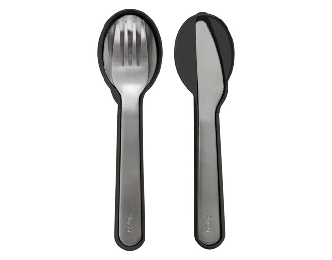 LÉKUÉ Besteckset 3-teilig To Go in präsentiert im Onlineshop von KAQTU Design AG. Besteck ist von LEKUE