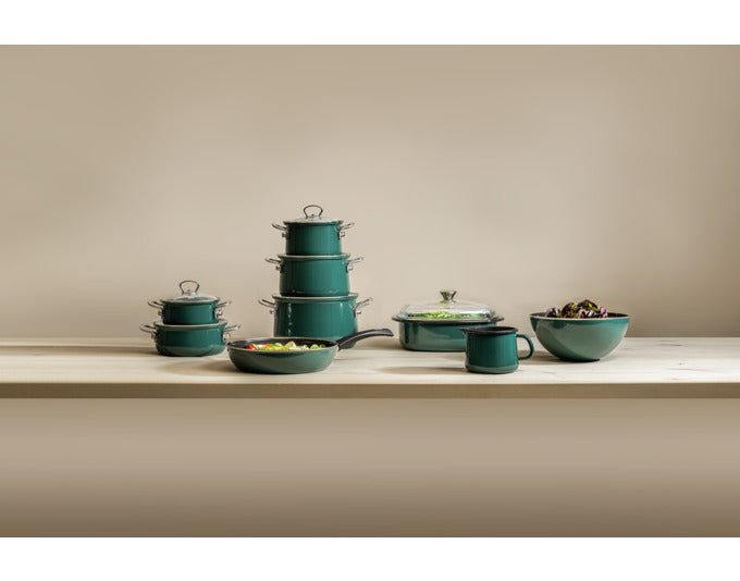 RIESS Schüssel Teal 4.4 l 26x12.4 cm in präsentiert im Onlineshop von KAQTU Design AG. Schale ist von RIESS