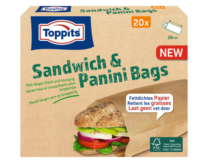 TOPPITS Sandwich & Paninibeutel 20 Stk. in präsentiert im Onlineshop von KAQTU Design AG. Küchenhelfer ist von TOPPITS