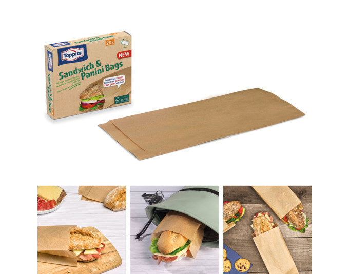 TOPPITS Sandwich & Paninibeutel 20 Stk. in präsentiert im Onlineshop von KAQTU Design AG. Folien + Beutel ist von TOPPITS