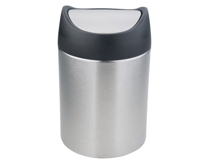 EVA Tischabfallbehälter Swing ø 12 cm Edelstahl in präsentiert im Onlineshop von KAQTU Design AG. Mülleimer ist von EVA
