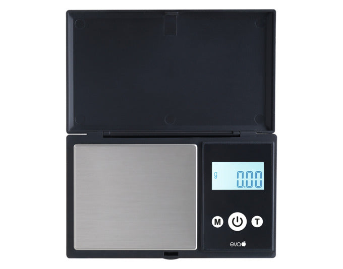 EVA Taschenwaage digital 200 g/0.01 g 12.8x7.8x1.9 cm in präsentiert im Onlineshop von KAQTU Design AG. Waage ist von EVA
