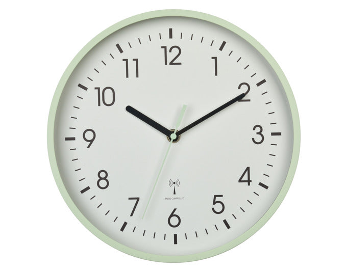 TFA Funk-Wanduhr mint analog ø 24.5 cm in präsentiert im Onlineshop von KAQTU Design AG. Wanduhr ist von TFA