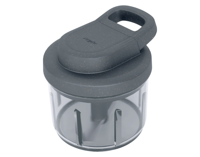 ZYLISS Multischneider Easy Pull in elegantem Design, ideal für schnelles und einfaches Zerkleinern von Lebensmitteln. Kompakt und funktional.