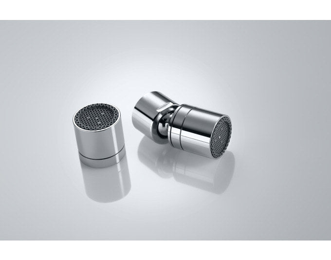 NEOPERL Mischdüse Dual-Stream mit Kugelgelenk M22x1/M24x1 in Chrom, Silber präsentiert im Onlineshop von KAQTU Design AG. Düsen und Schläuche ist von NEOPERL