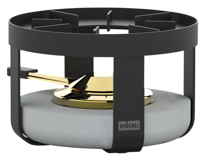 STÖCKLI Rechaud Pilatus Stone Beton ø 18 cm in präsentiert im Onlineshop von KAQTU Design AG. Fondue/Raclette ist von STÖCKLI