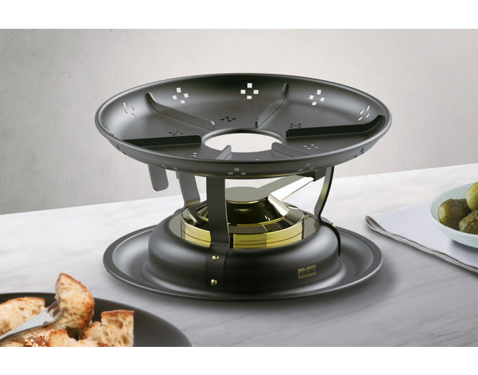 STÖCKLI Rechaud Classic mit Pastenbrenner ø 22 cm in präsentiert im Onlineshop von KAQTU Design AG. Fondue/Raclette ist von STÖCKLI