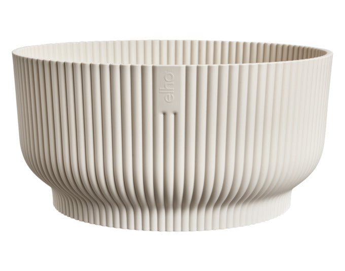 ELHO Pflanzengefäss Vibes fold Bowl ø 25 cm leinenweiss in präsentiert im Onlineshop von KAQTU Design AG. Blumentopf ist von ELHO