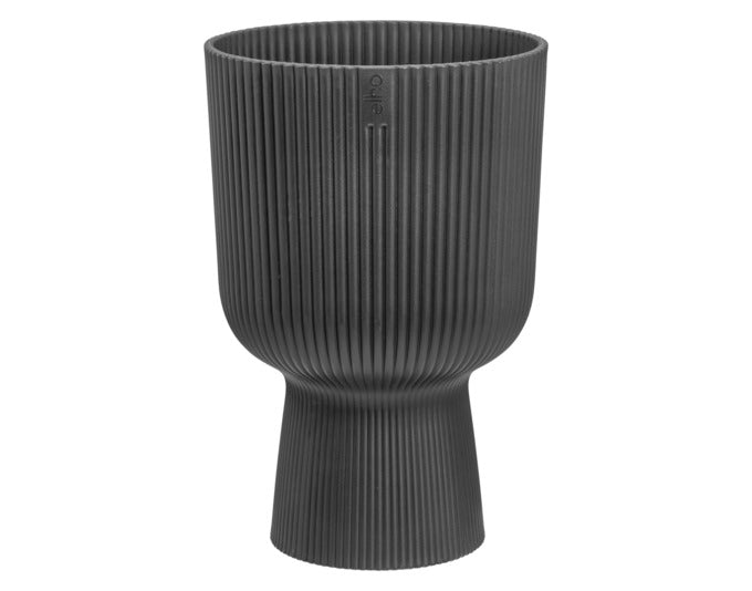 ELHO Pflanzengefäss Vibes fold Coupe ø 14 cm anthrazit in präsentiert im Onlineshop von KAQTU Design AG. Blumentopf ist von ELHO