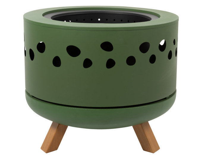 WOOH Feuerstelle Pellets Dudly M in Grün präsentiert im Onlineshop von KAQTU Design AG. Feuerschale ist von WOOH