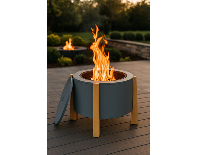 WOOH Feuerstelle Pellets Lion in präsentiert im Onlineshop von KAQTU Design AG. Feuerstelle ist von WOOH