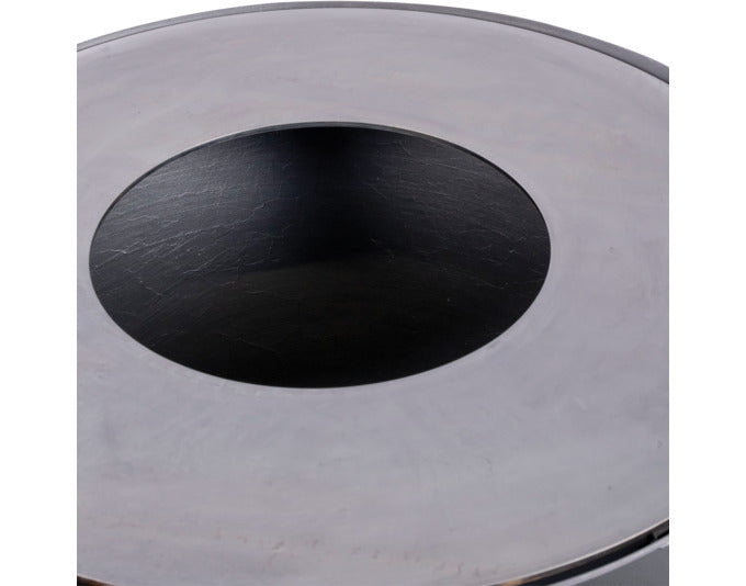 REDFIRE Feuerstelle Onyx Classic Table aus Stahl mit Abdeckung schwarz 80 cm in präsentiert im Onlineshop von KAQTU Design AG. Feuerstelle ist von REDFIRE