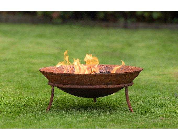 REDFIRE Feuerstelle Tulsa rost in Rostbraun, Braun präsentiert im Onlineshop von KAQTU Design AG. Feuerschale ist von REDFIRE