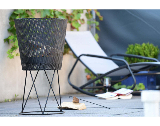 REDFIRE Feuerkorb Amarillo schwarz in Schwarz präsentiert im Onlineshop von KAQTU Design AG. Feuerschale ist von REDFIRE
