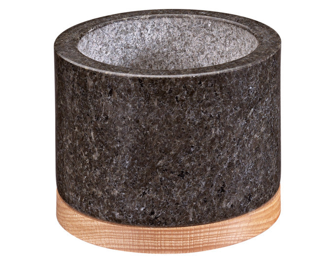 CILIO Mörser Merkur Granit Buchenholz ø 14 cm in präsentiert im Onlineshop von KAQTU Design AG. Küchenhelfer ist von CILIO