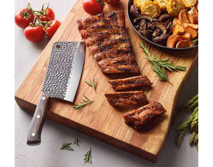ZASSENHAUS Kochmesser Cleaver 17 cm Pakkaholz in Holzoptik, Braun präsentiert im Onlineshop von KAQTU Design AG. Kochmesser ist von ZASSENHAUS
