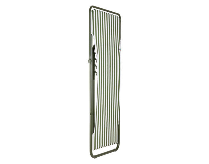 LAFUMA Sessel Maxi Transat Rayure moss in Grün, Weiss präsentiert im Onlineshop von KAQTU Design AG. Liegestuhl ist von LAFUMA