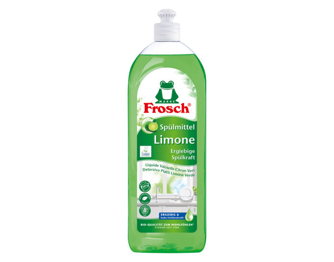 FROSCH Geschirrspülmittel Limone 0.75 l in präsentiert im Onlineshop von KAQTU Design AG. Reinigungsmittel ist von FROSCH