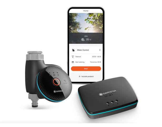 GARDENA Smart Water Control Set in präsentiert im Onlineshop von KAQTU Design AG. Bewässerungssysteme ist von GARDENA