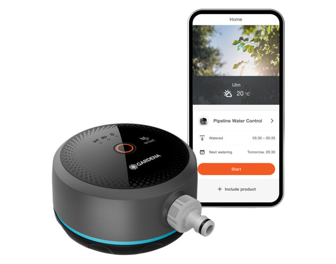 GARDENA Smart Pipeline Water Control in präsentiert im Onlineshop von KAQTU Design AG. Bewässerung ist von GARDENA