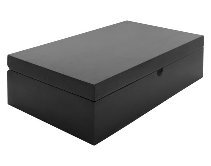 BREDEMEIJER Teebox Bambus mit 6 Teedosen schwarz in präsentiert im Onlineshop von KAQTU Design AG. Aufbewahrungsdose ist von BREDEMEIJER