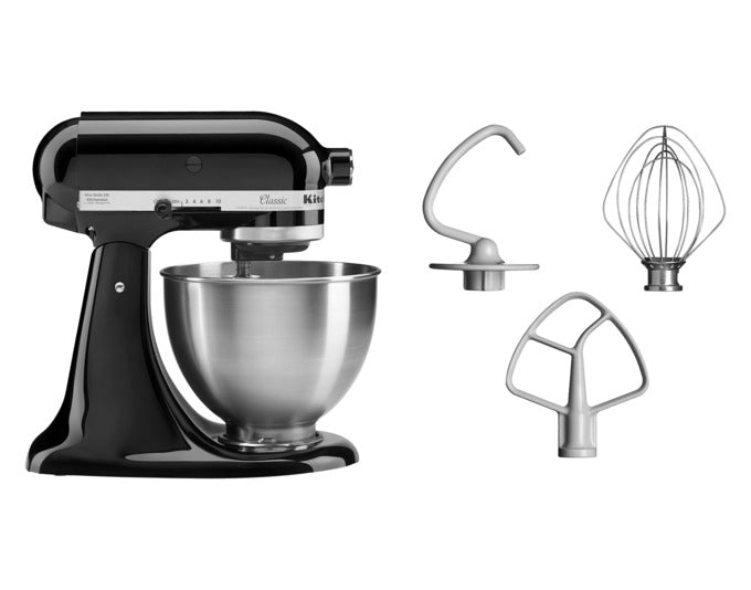 KITCHENAID Küchenmaschine Classic K55 4.3 l schwarz in präsentiert im Onlineshop von KAQTU Design AG. Küchengerät ist von KITCHEN AID