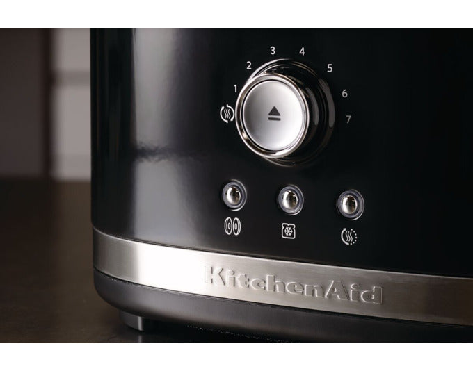 KITCHENAID Toaster 5KMT4116 Langschlitz schwarz in präsentiert im Onlineshop von KAQTU Design AG. Küchengerät ist von KITCHEN AID