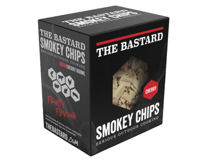 THE BASTARD Räucherholz Kirsch 500 g in präsentiert im Onlineshop von KAQTU Design AG. Grillzubehör ist von THE BASTARD