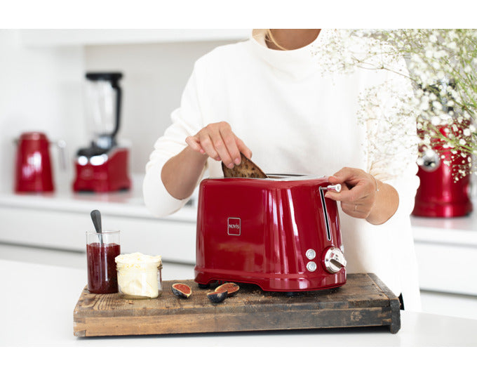 NOVIS Toaster Iconic Line T2 rot in präsentiert im Onlineshop von KAQTU Design AG. Küchengerät ist von NOVIS