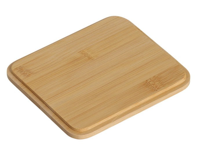 Vorratsdose Heart in Greige mit Bambusdeckel, robuster Behälter, Masse 18x15.7x14.5 cm, Volumen 3000 ml, Farben Greige und Braun.