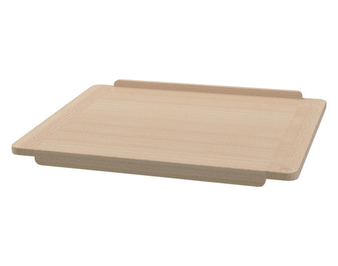 Braunes Holz-Schneidbrett MARCATO Arbeitsbrett Classic, rechteckige Form, Masse 70 x 50 x 6 cm, freigestellt fotografiert.
