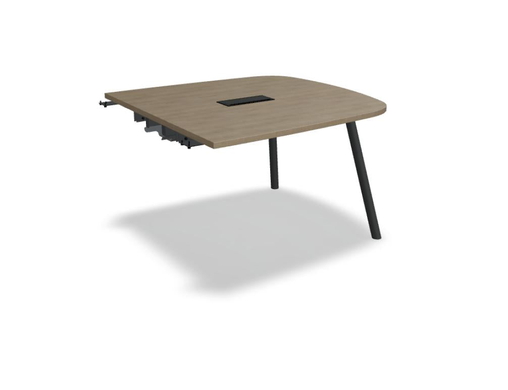 Echo ETM12BL - Tisch in Honigeiche präsentiert im Onlineshop von KAQTU Design AG. Esstisch ist von Mdd