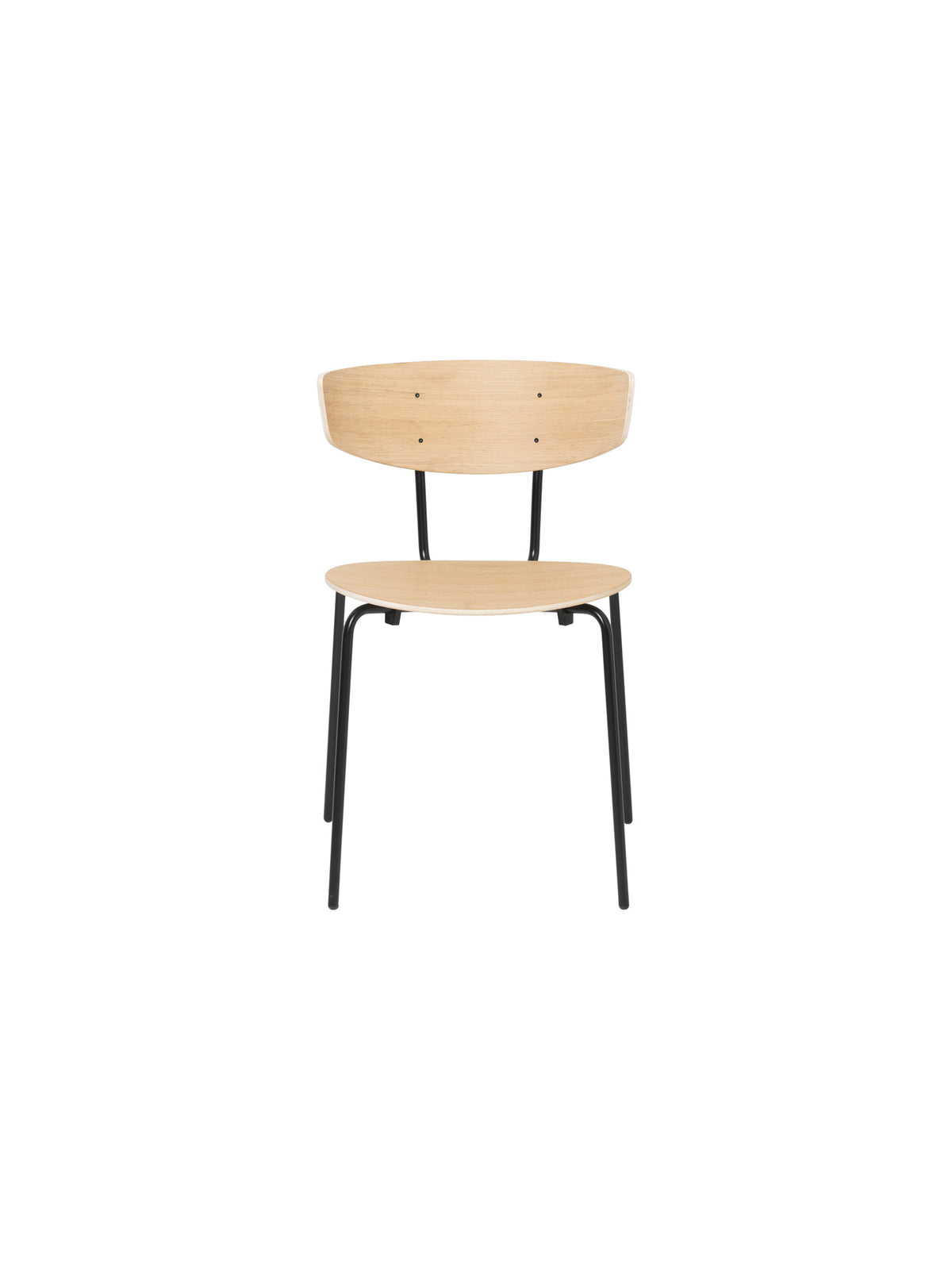 Herman Stuhl stapelbar in Hellbraun präsentiert im Onlineshop von KAQTU Design AG. Stuhl ist von Ferm Living