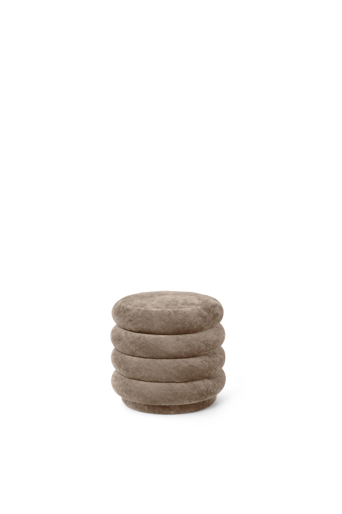 Pouf rund in Beige präsentiert im Onlineshop von KAQTU Design AG. Pouf ist von Ferm Living