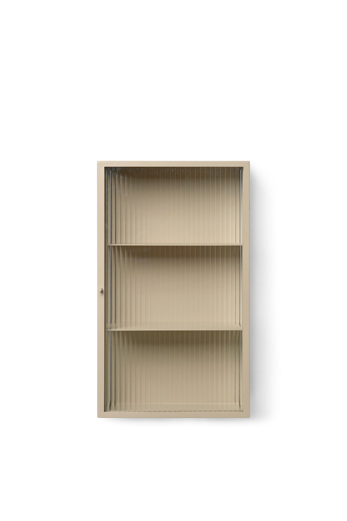 Haze Wandschrank, Geriffeltes Glas in Kaschmir präsentiert im Onlineshop von KAQTU Design AG. Wandschrank ist von Ferm Living