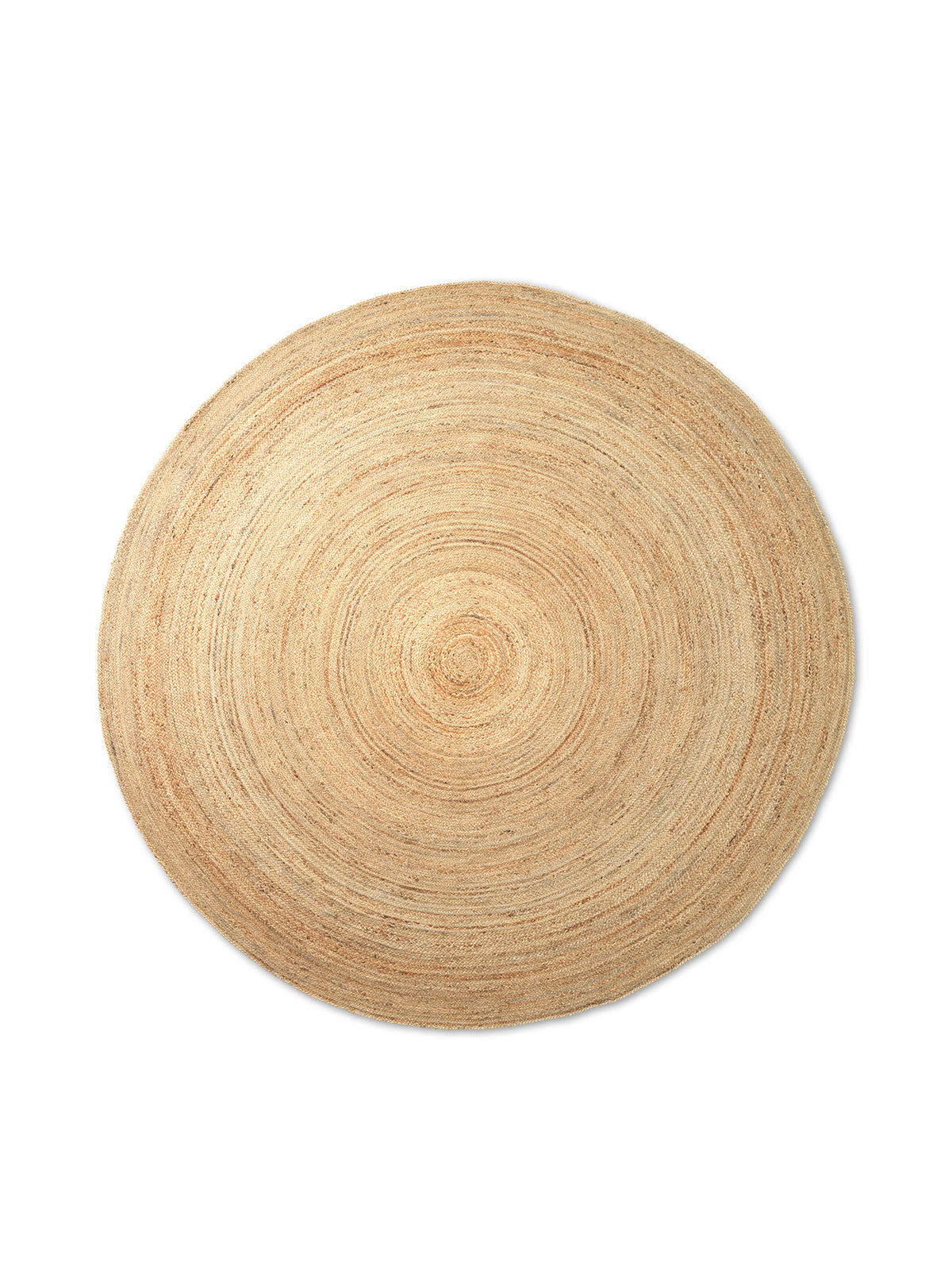 Eternal Teppich rund in Hellbraun präsentiert im Onlineshop von KAQTU Design AG. Teppich ist von Ferm Living