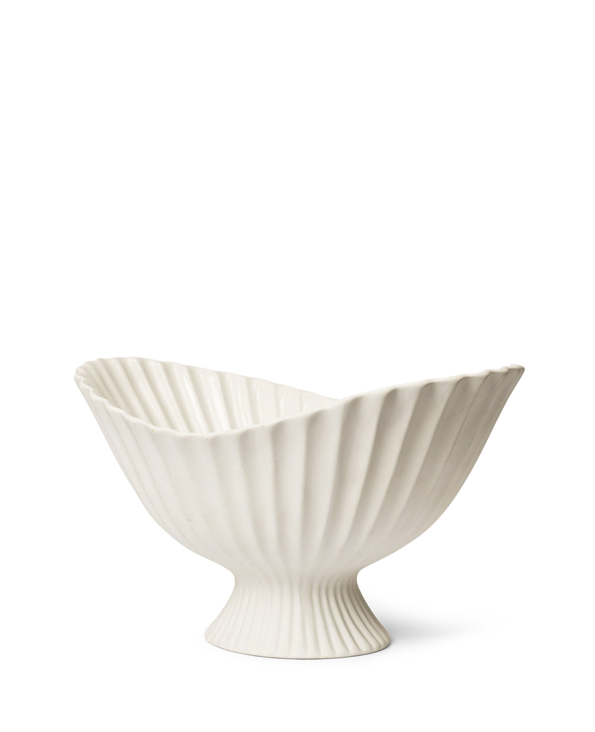 Fountain Schale in Off-White präsentiert im Onlineshop von KAQTU Design AG. Schalen ist von Ferm Living