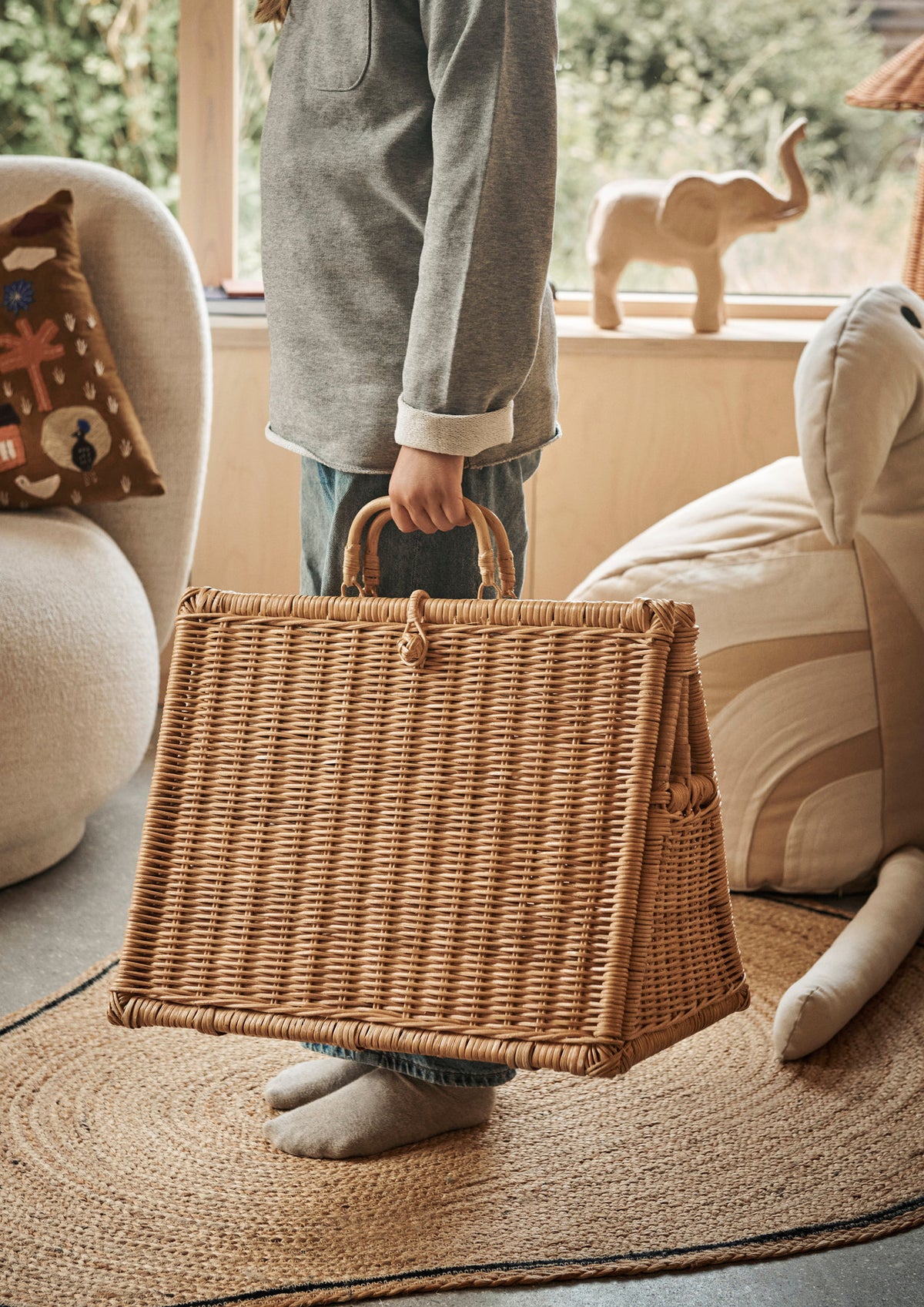 A Haus Spielzeug in Natur präsentiert im Onlineshop von KAQTU Design AG. Spielzeug ist von Ferm Living