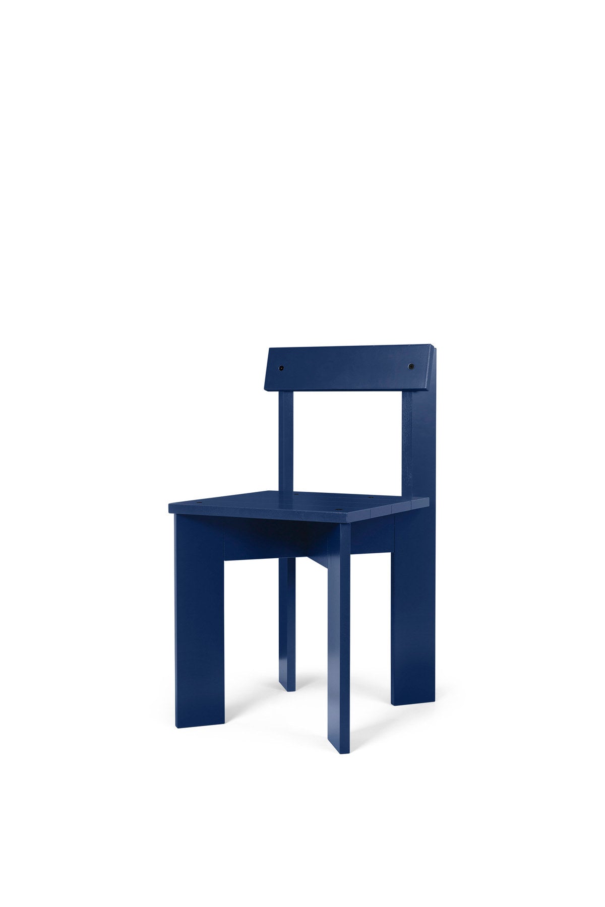 Ark Stuhl in Blau präsentiert im Onlineshop von KAQTU Design AG. Stuhl ist von Ferm Living