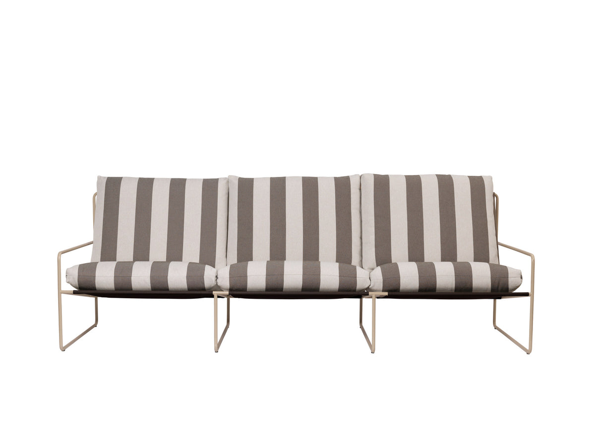 Desert 3-seater Dolce in Weiss / Braun präsentiert im Onlineshop von KAQTU Design AG. Lounge Sofa ist von Ferm Living
