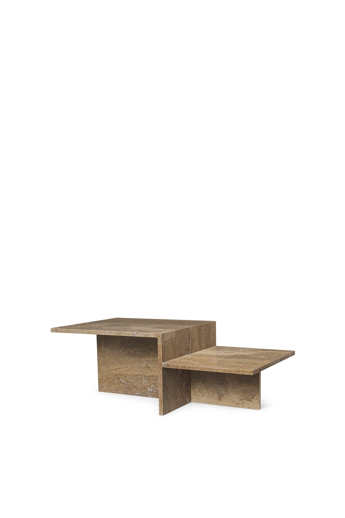 Distinct Couchtisch in Dunkelbraun präsentiert im Onlineshop von KAQTU Design AG. Couchtisch ist von Ferm Living