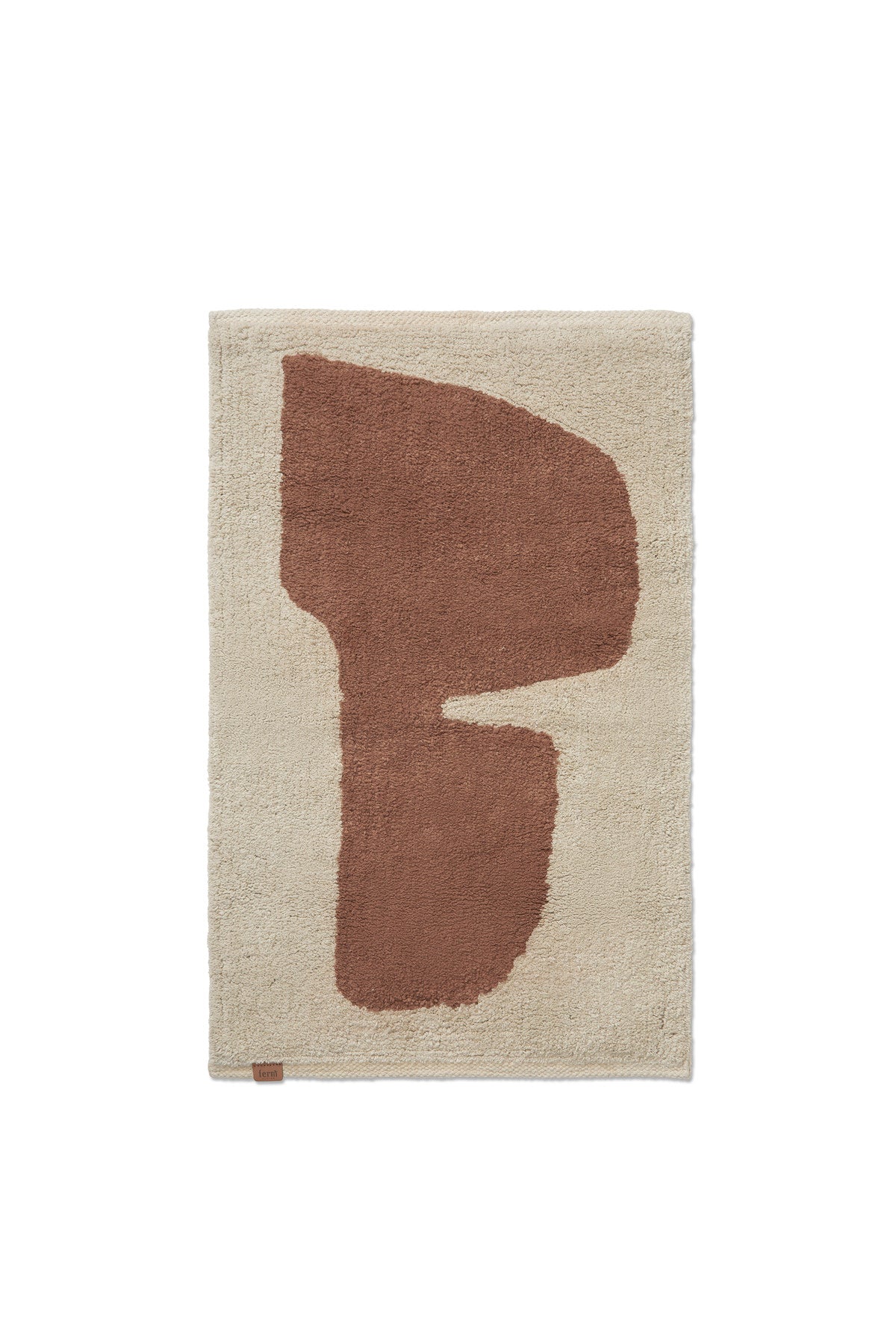 Lay Matte in Parchment/Rust präsentiert im Onlineshop von KAQTU Design AG. Badematte ist von Ferm Living