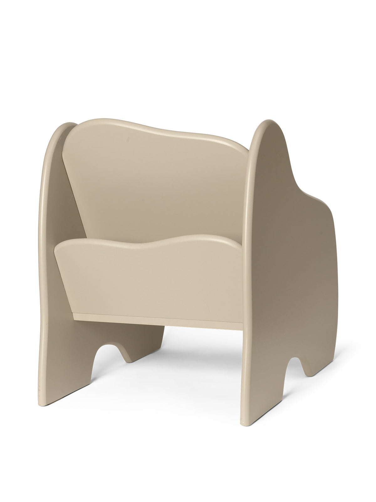 Slope Lounge Chair in Cashmere präsentiert im Onlineshop von KAQTU Design AG. Sessel ist von Ferm Living